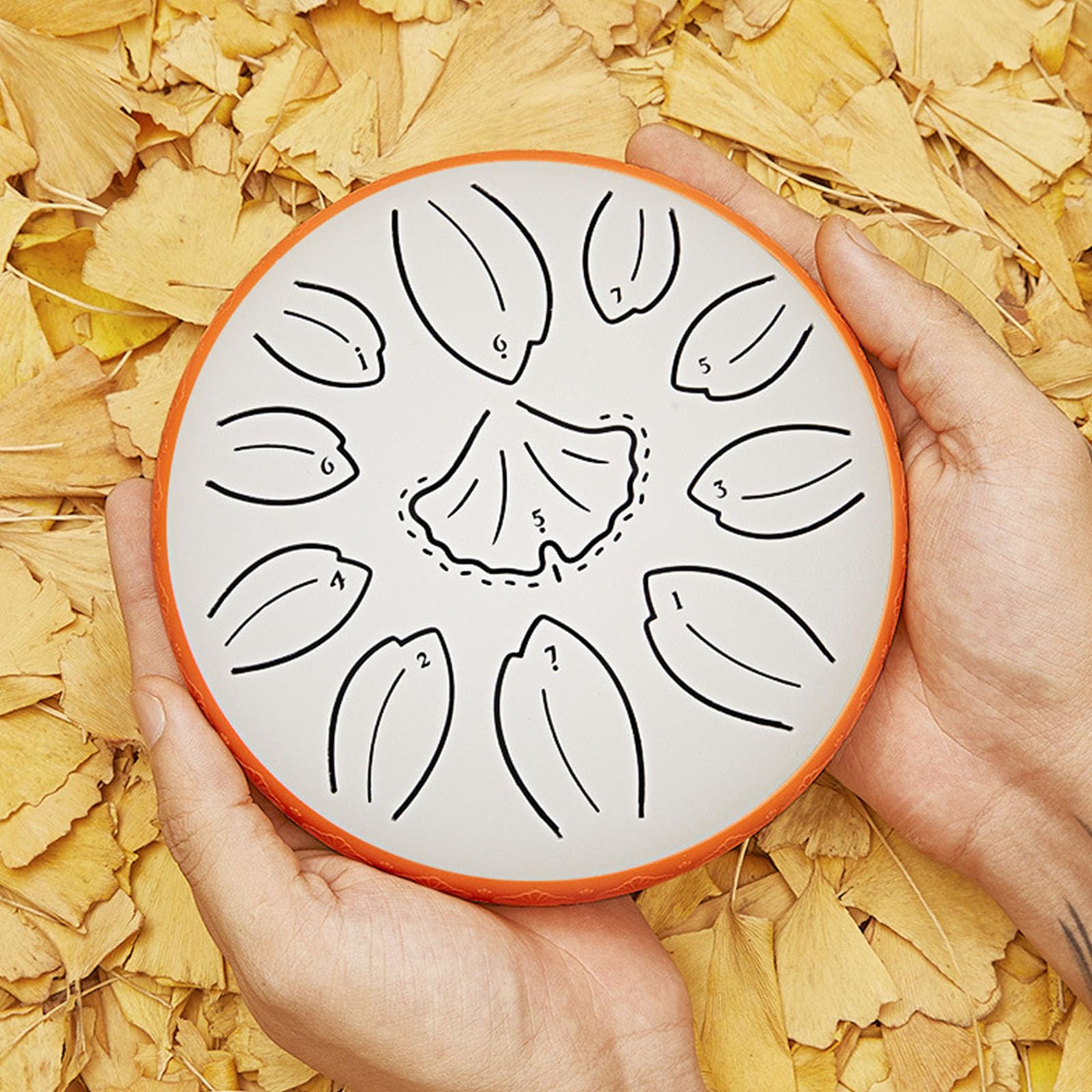 Tambor de lengua de acero de 6 pulgadas, 11 notas, tambores de mano con libro de música, tambores de mano, mazos y bolsa de almacenamiento, instrumentos de percusión musical