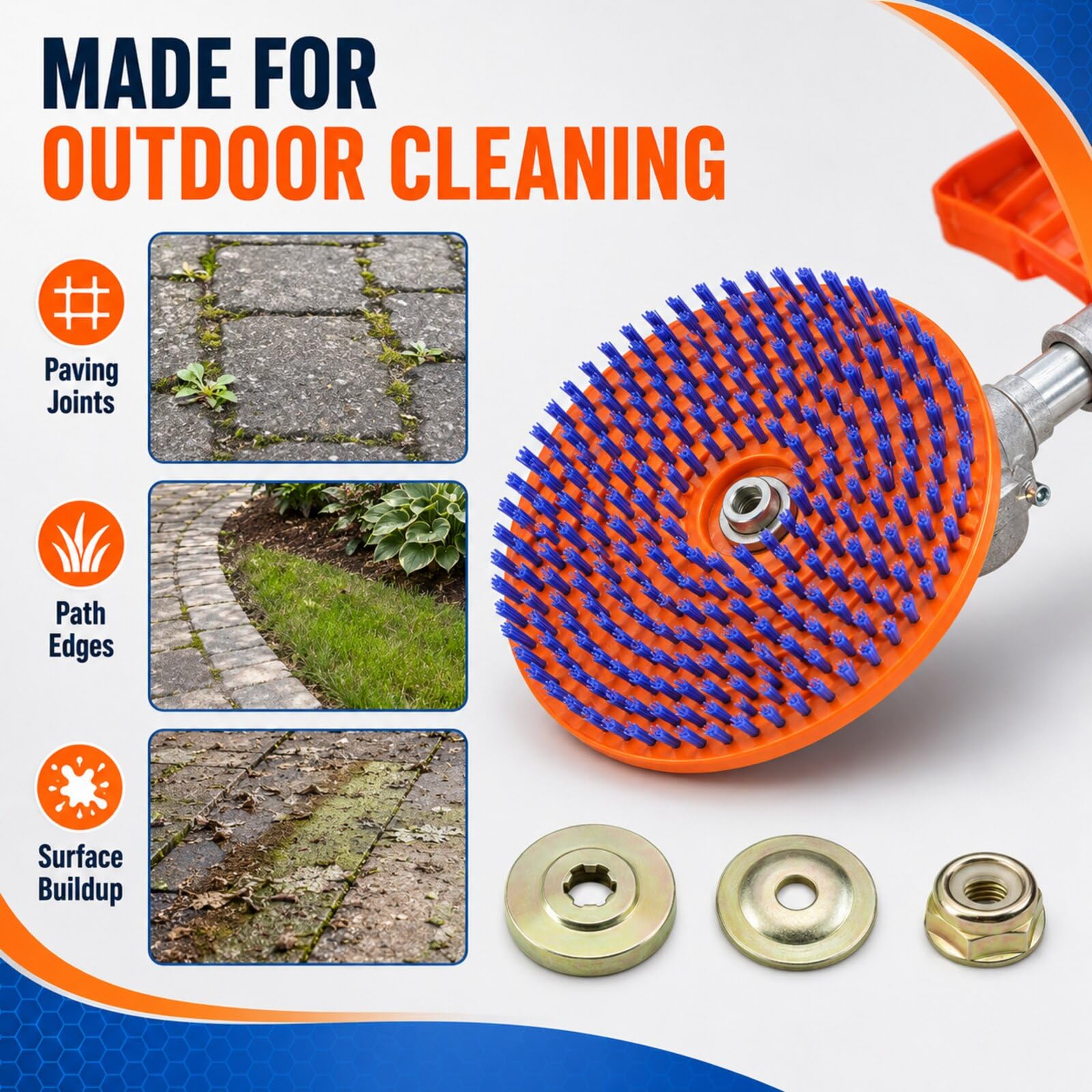 Cepillo Metálico Desbrozadora para STIHL FS-KM KombiTool
