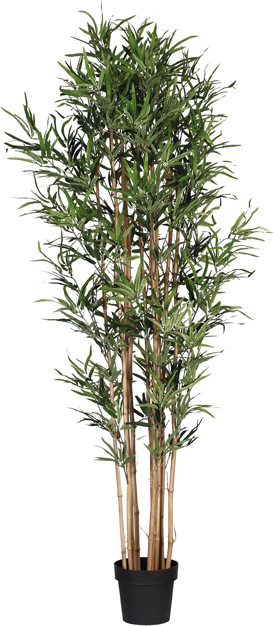 Blooming ArtificialArtificial Plant, Realistic Indoor and Outdoor Fake Plant in Pot, Artificial Oriental Bamboo Tree, UV and Water Resistant, Make Your Life Easier (180cm) (4 Pack)