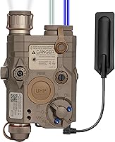 Vista 8 de ACTIONUNION Airsoft PEQ-15S Pro UHP láser azul visible + láser IR + linterna LED blanca