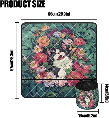 Miniatura 206 de Tapetes para máquina de coser de girasol y colibrí para mesa con bolsillos, para máquinas de coser de Acción de Gracias, alfombrillas para reducir