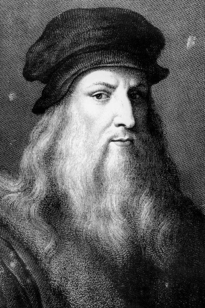 Buy Leonardo da Vinci Self Portrait Younger Years Cool Wall Decor Art Print 12x18 Online at