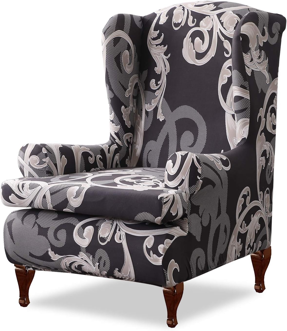 PETCUTE Fundas de Sillón con Orejero Elástica Decorativas para Sillones con Cojin Separado Protector de Muebles Fundas