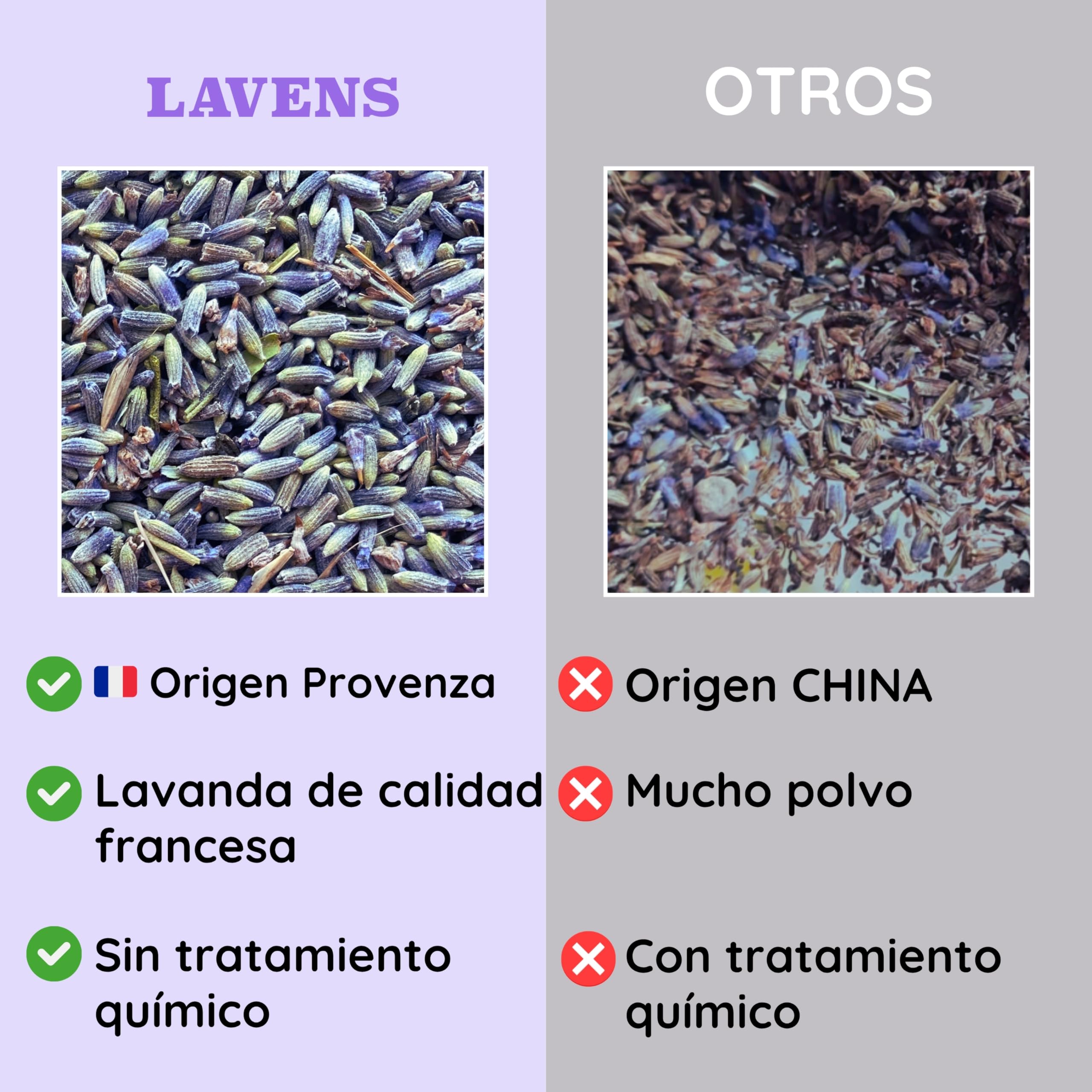 20 bolsitas de Lavanda perfumadas - Origen Provence France - 120G - Bolsa de Olor para Armario, Ropa y Armario. Bolsa de Lavanda Seca Desodorante Aroma Intenso.