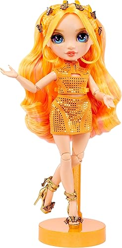 Miniatura 3 de Rainbow High Fantastic Fashion Poppy Rowan - Muñeca de moda naranja de 11 pulgadas y juego con 2 trajes completos de muñeca y accesorios de juego de
