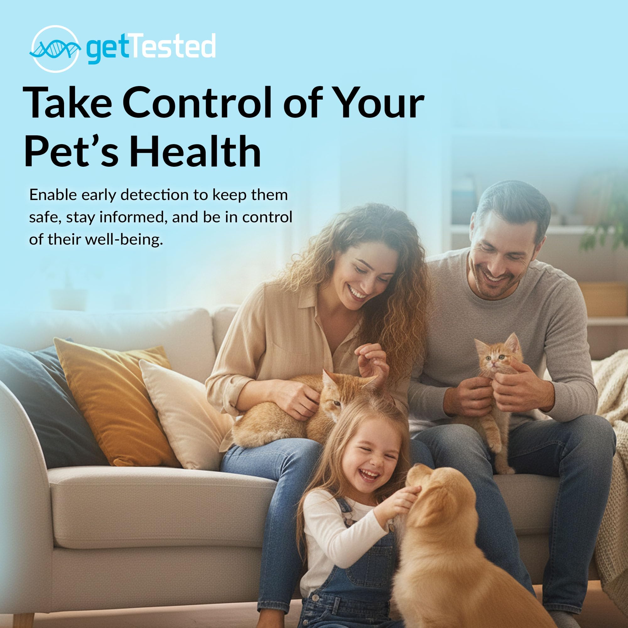 getTested Prueba temprana de pregnancy para perros y gatos