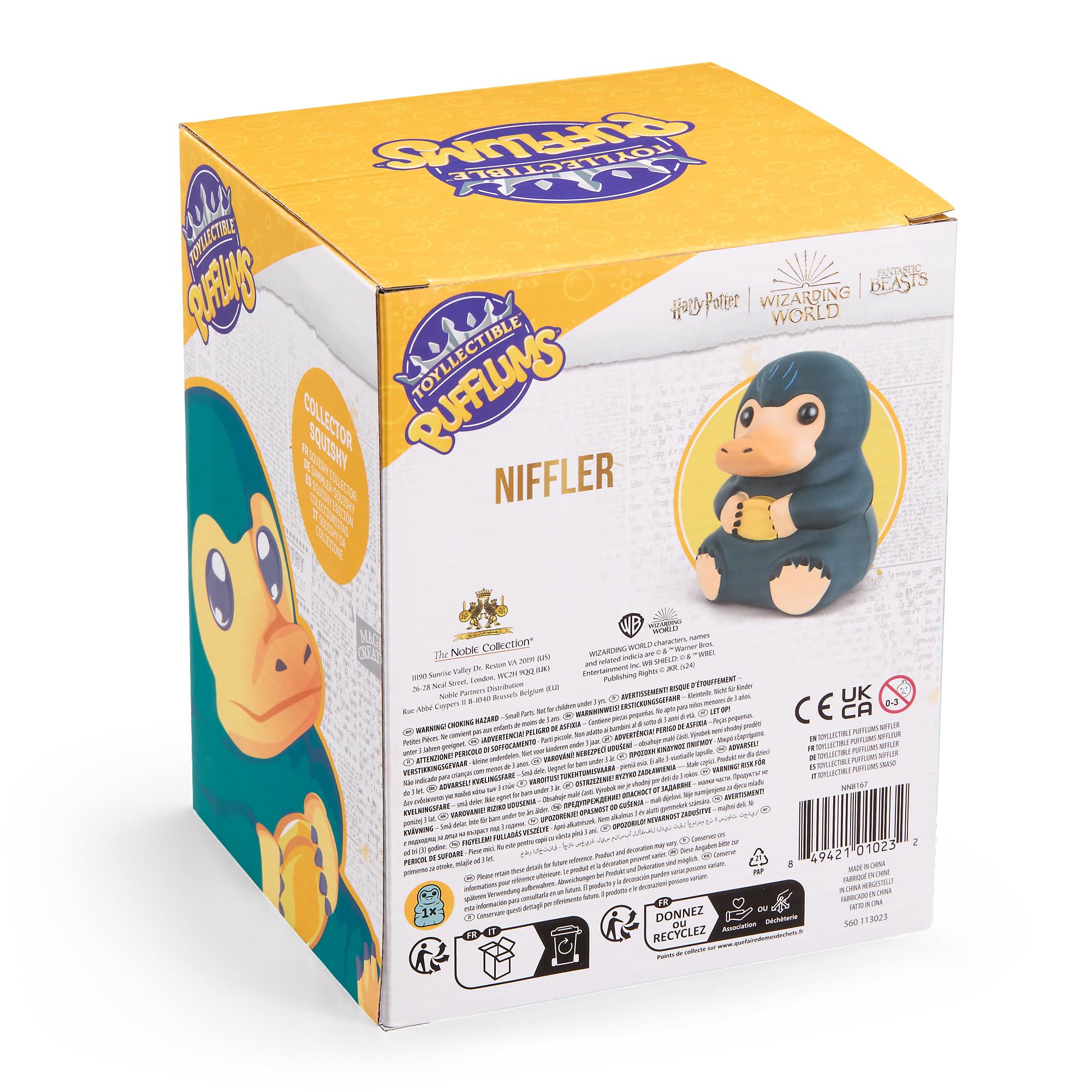The Noble Collection Pufflums - Niffler Harry Potter, Multicolor - Image 3