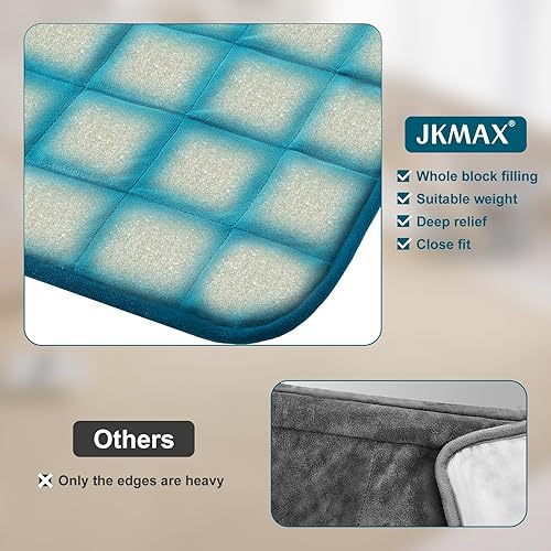 Miniatura 6 de Almohadilla térmica pesada XL  Almohadillas térmicas eléctricas de 2.4 libras para aliviar el dolor de espalda con 10 ajustes de calefacción, 6