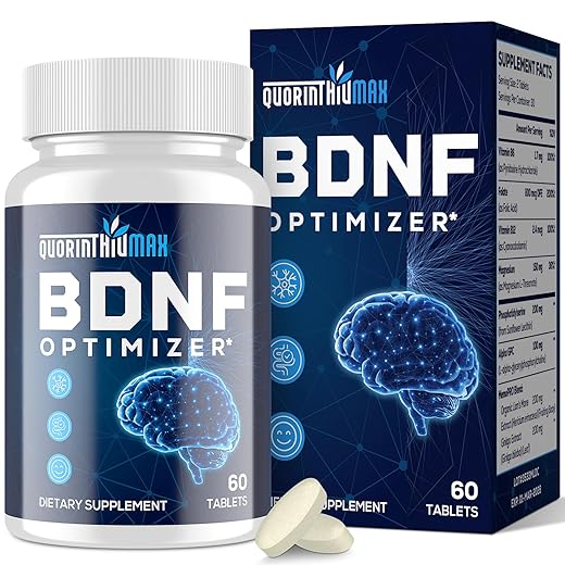 Nootropic Brain Supplement for Memory and Focus – BDNF Optimizer – Cognitive, Mental Clarity & Mood – High Absorption – Organic Lion's Mane, L-Theanine, Ginkgo Biloba & Alpha GPC – 60 Tablets