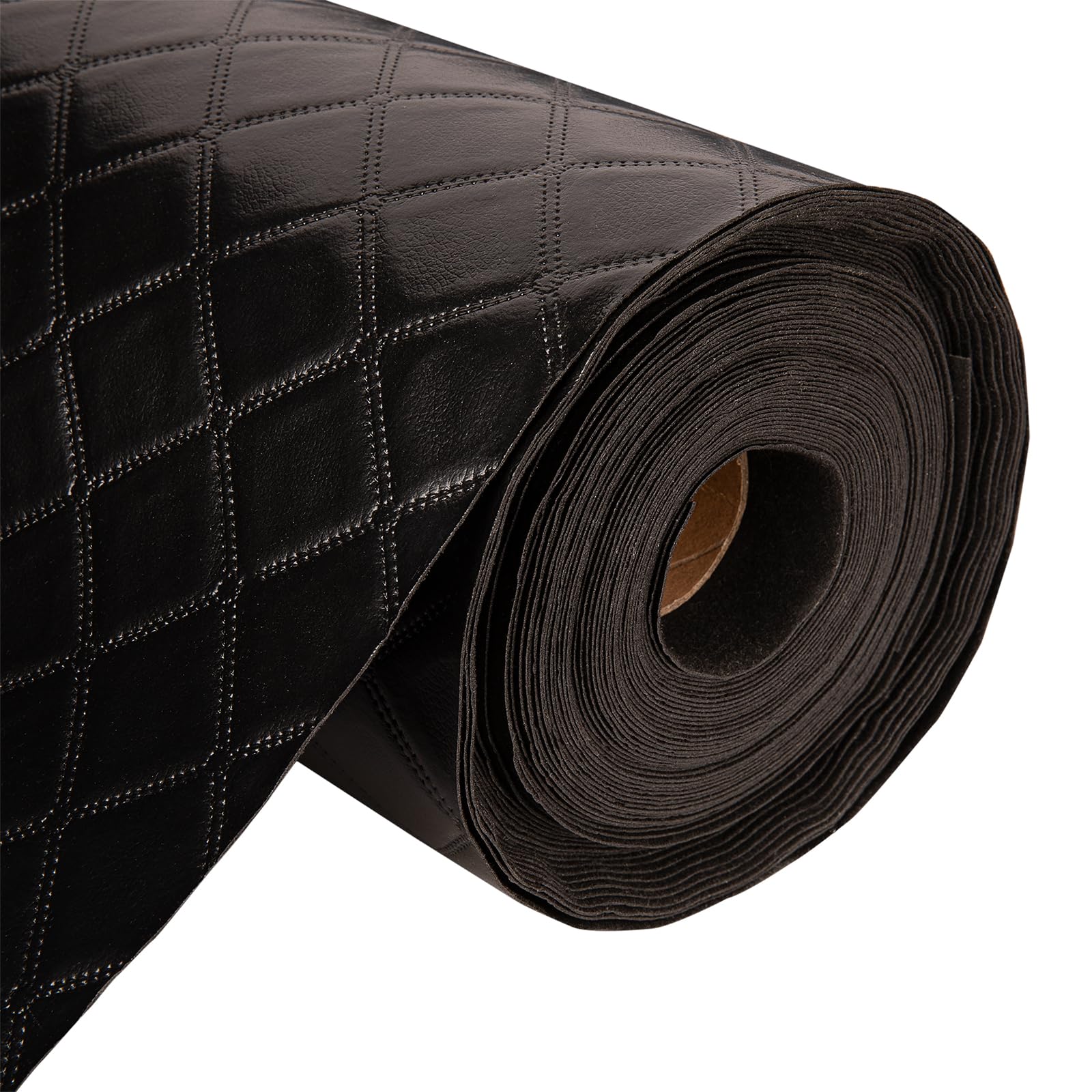 Discount Fabrics PVC Leatherette Fabric – 1 Metre Textured Faux Leather Vinyl (140cm Wide, 600GSM) – Waterproof Material for Upholstery, Sewing, Chairs & Boats (Diamond,5 Metre)