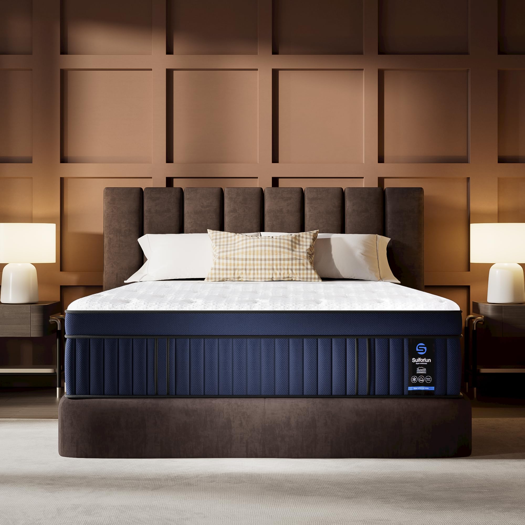 Suiforlun King Size Mattress 14 Inch