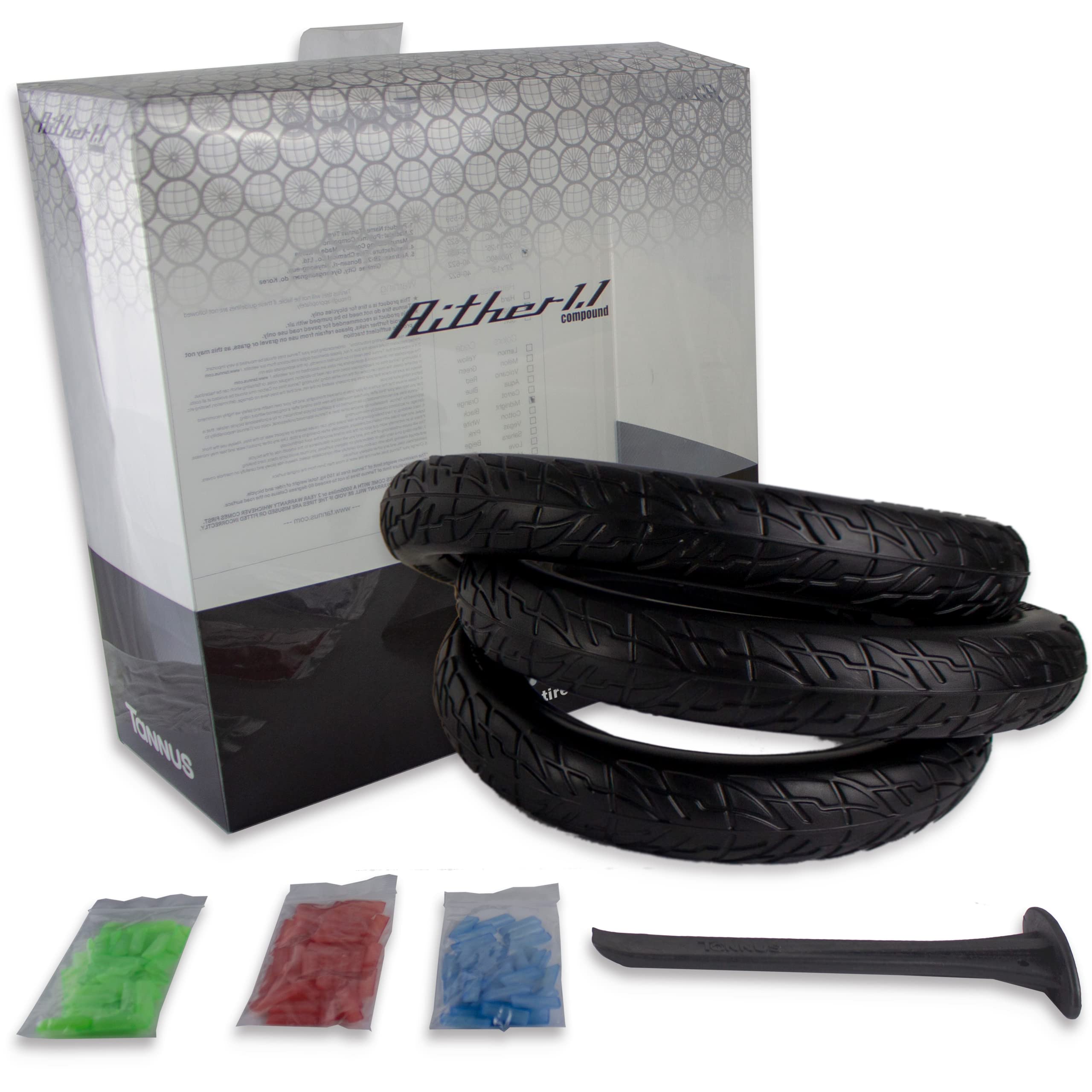 Tannus Cubierta 100% Antipinchazos 700x40c (40-622) Airless Tire Shield | Neumático Sólido para Bici Urbana/Trekking (1 Unidad)
