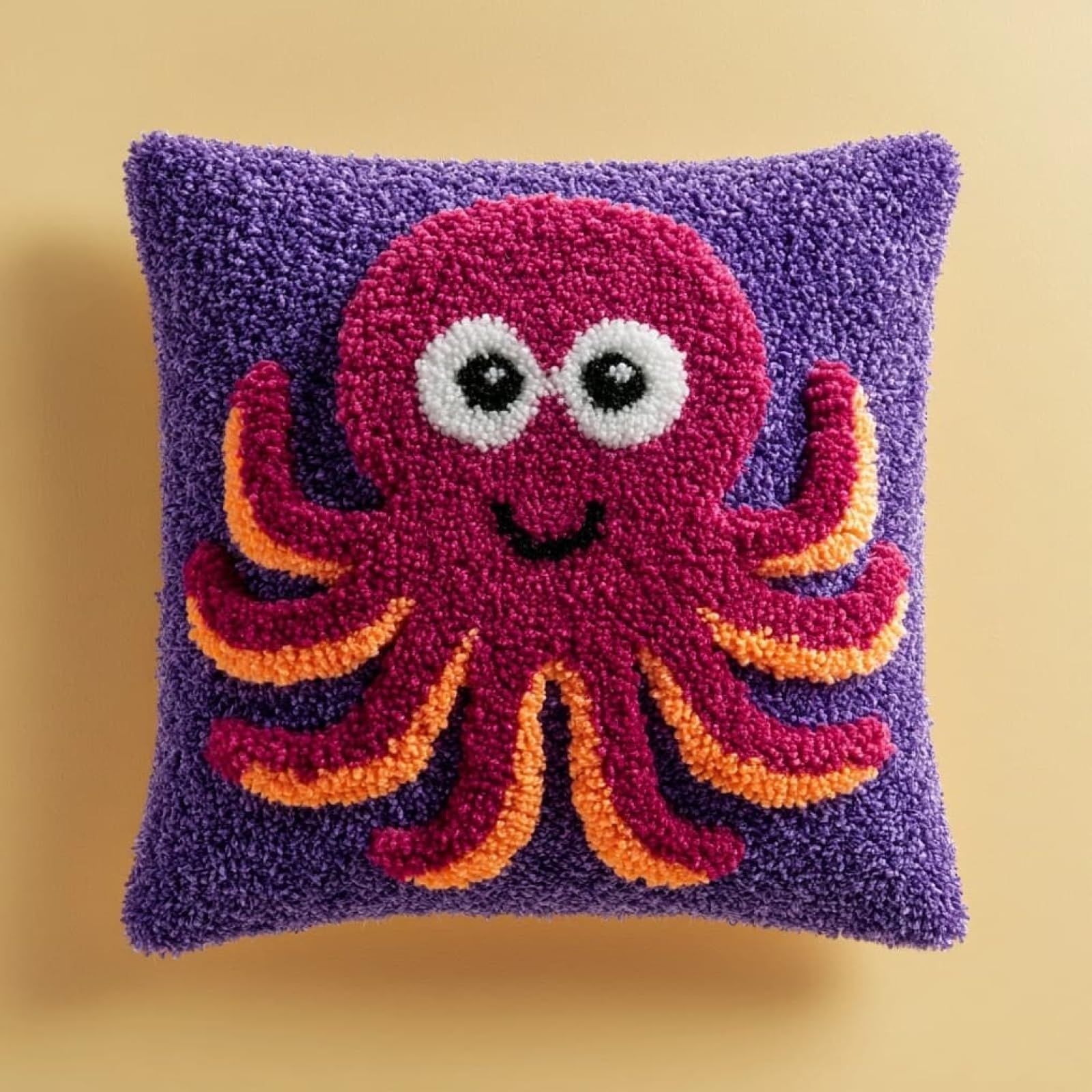 AxiangziK Latch Hook Pillow Kit for Adults,Octopus