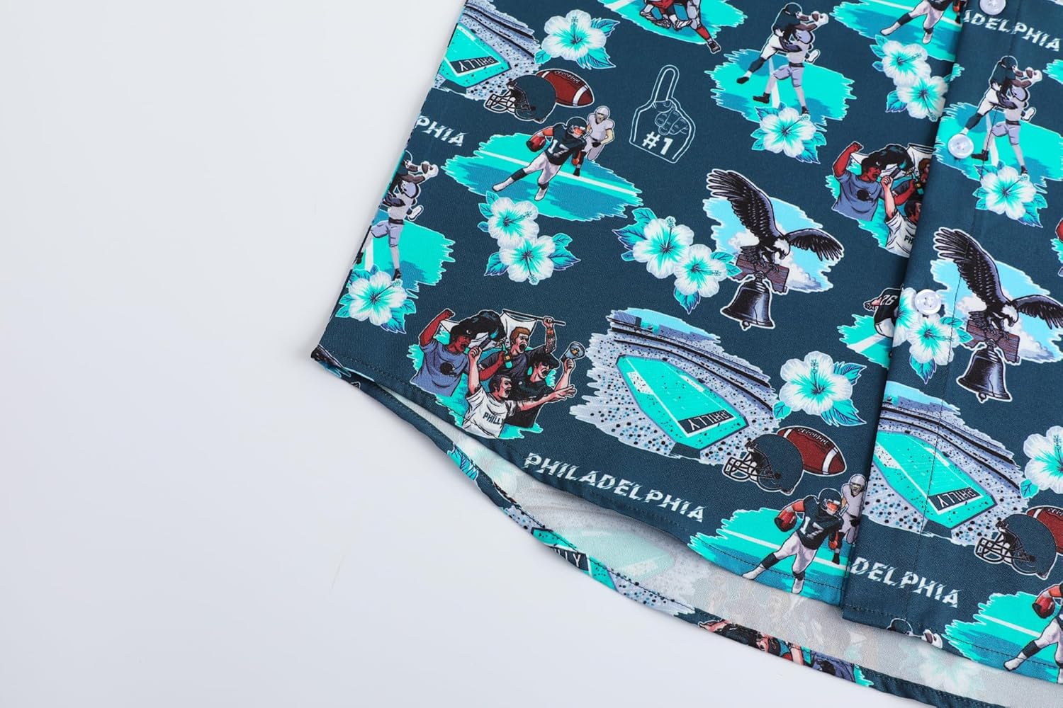 Men's Hawaiian Shirts Short Sleeve Casual Button Down Floral Summer Tropical Beach Football Hawaiian Shirts for Men - Image 6