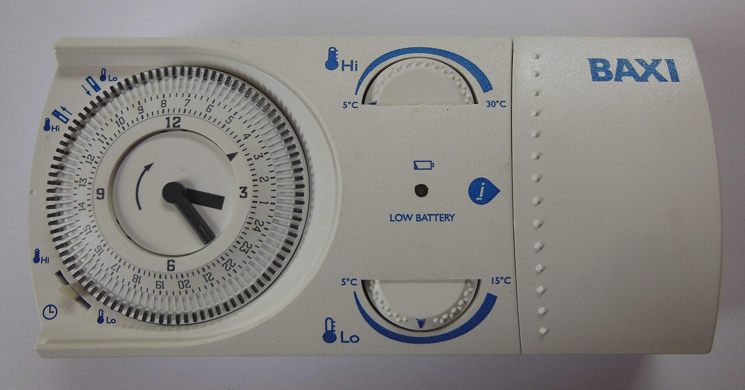 BAXI WIRELESS RF ANALOGUE PROGRAMMABLE THERMOSTAT FAMOSO 601+RF :  Amazon.co.uk: DIY u0026 Tools