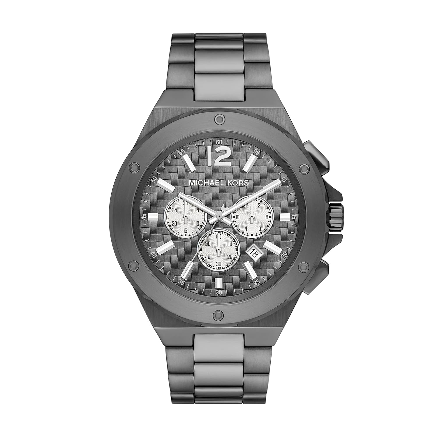 Michael Kors Lennox Chronograph Blue Translucent Nylon and Michael Kors Lennox Chronograph Blue Translucent Nylon and