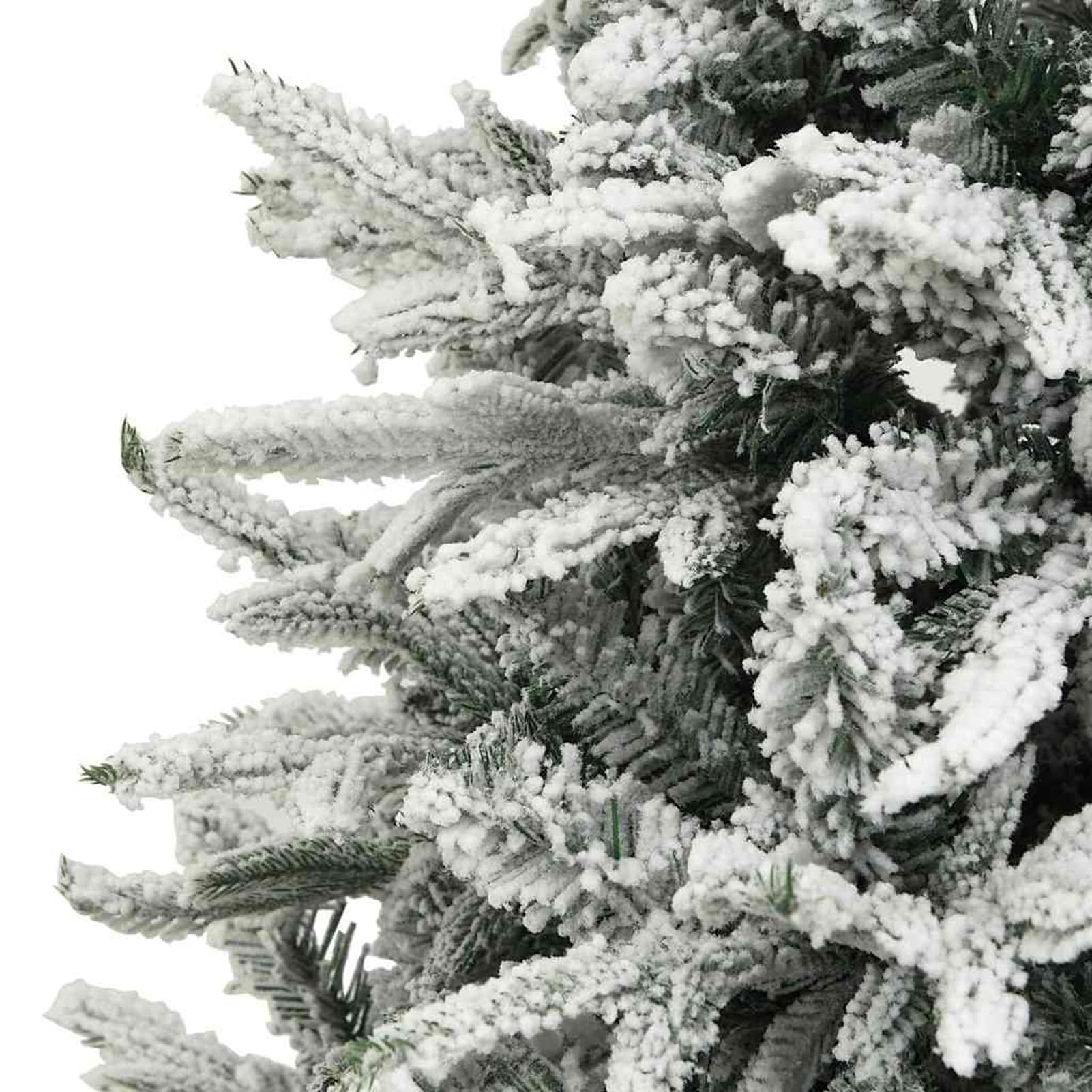 Árbol de Navidad Artificial Moderno LED con Base de Metal - Blanco Cálido