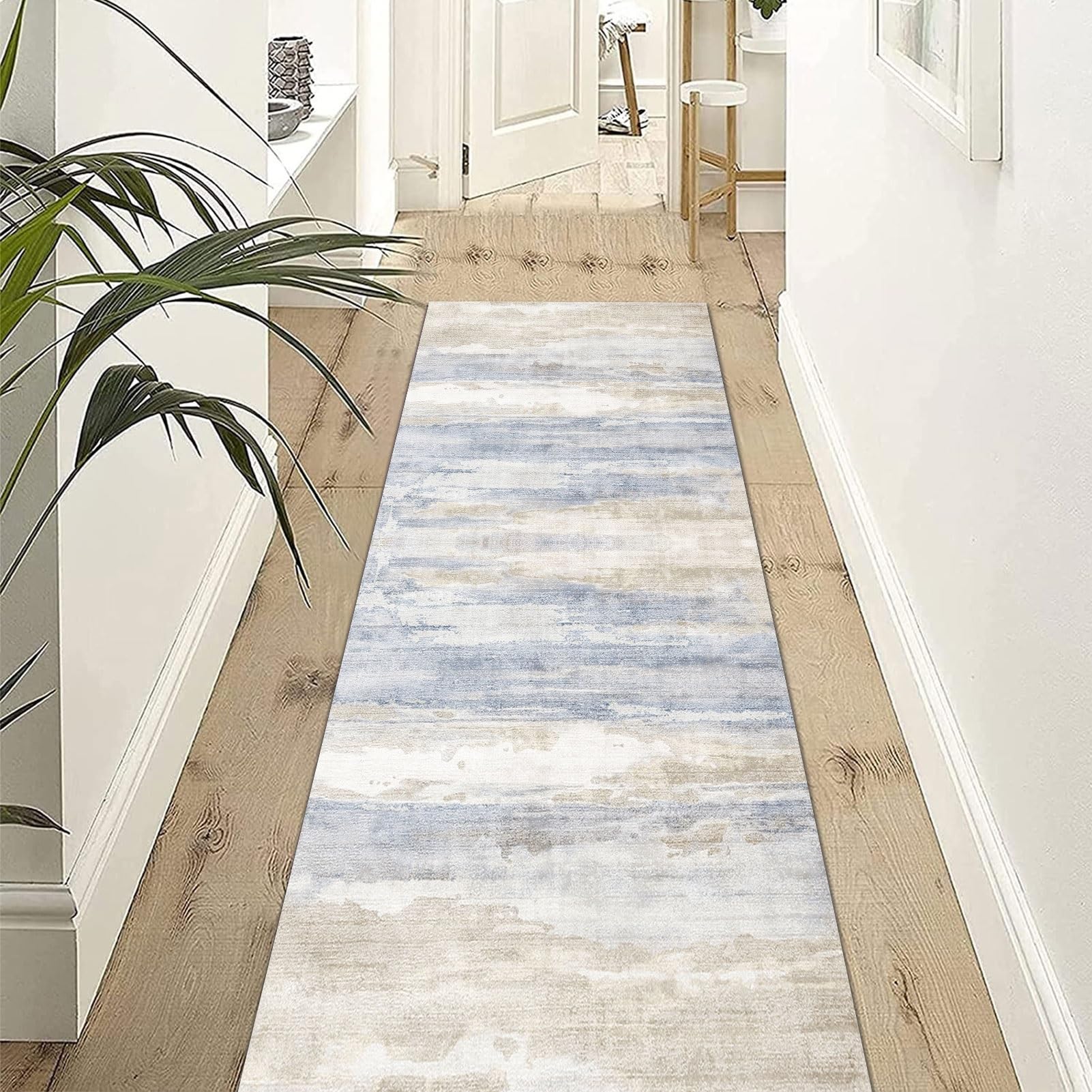 Tapis de couloir antidérapant lavable extra long 120x350 cm