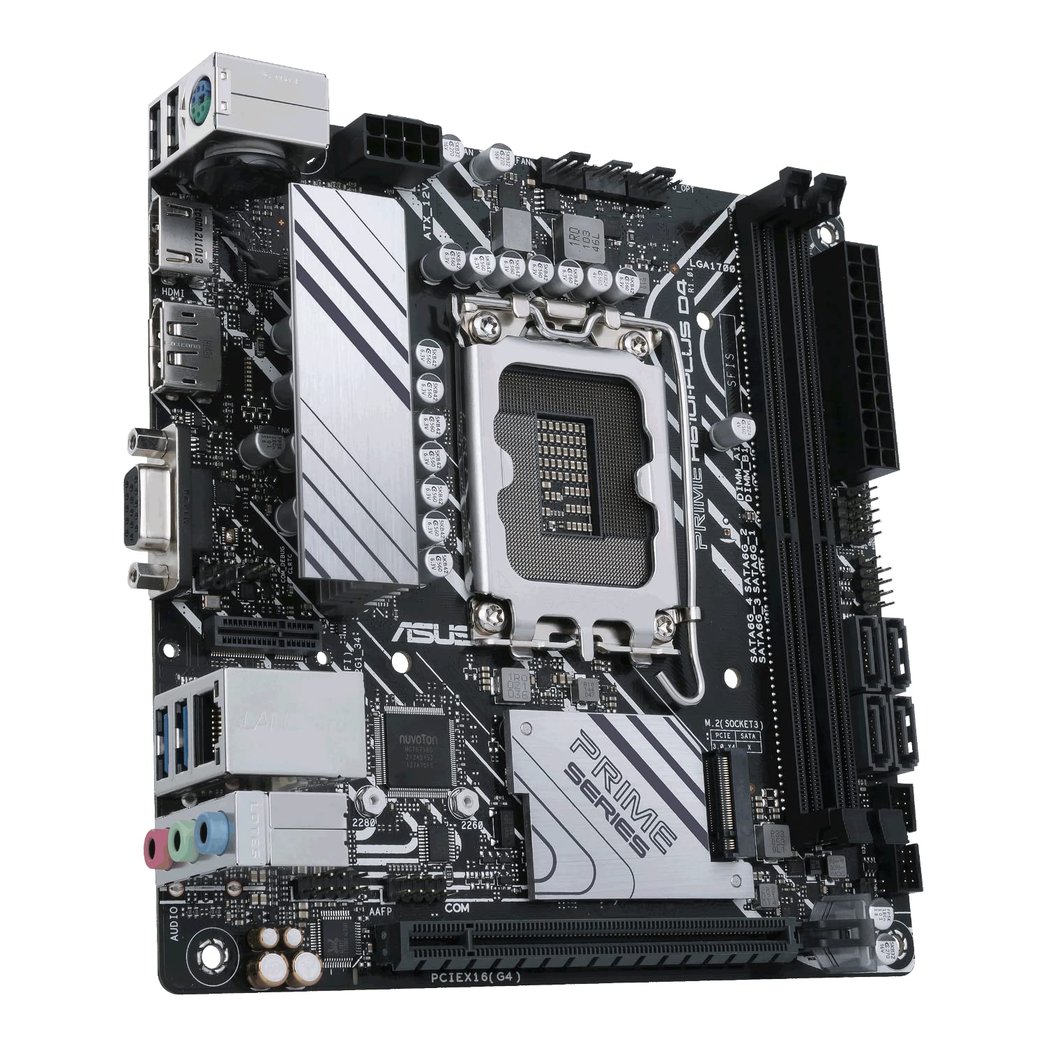 Asus Prime H610I-Plus D4-Csm - Motherboard - MinI-Itx - Lga1700-Sockel - H610 Chipsatz - Usb 3.2 Gen 1 - Gigabit Lan - OnboarD-Grafik (cpu Erforderli