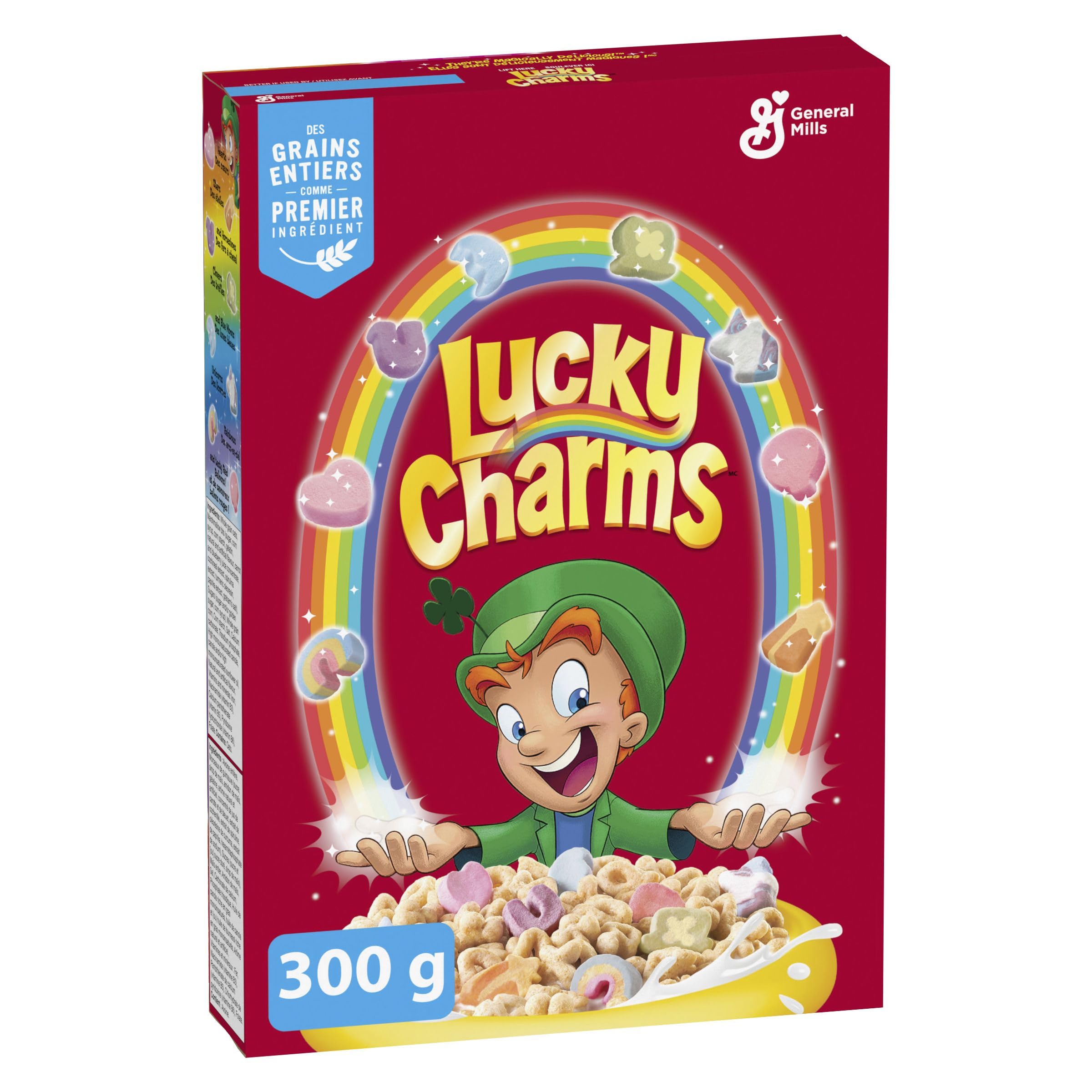 General Mills Lucky Charms 300g x 2 Boxes (600g total)