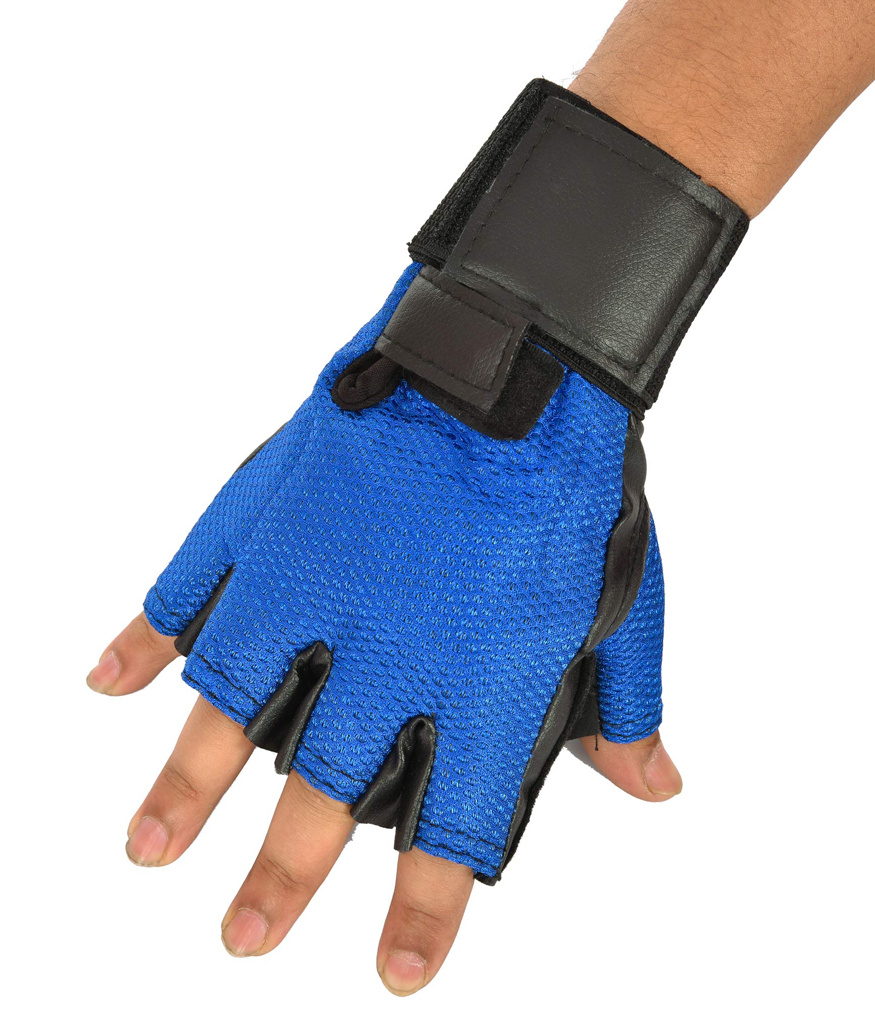 Striter Leather Support Gym and Fitness Workout Gloves for Unisex(Gloves-3)