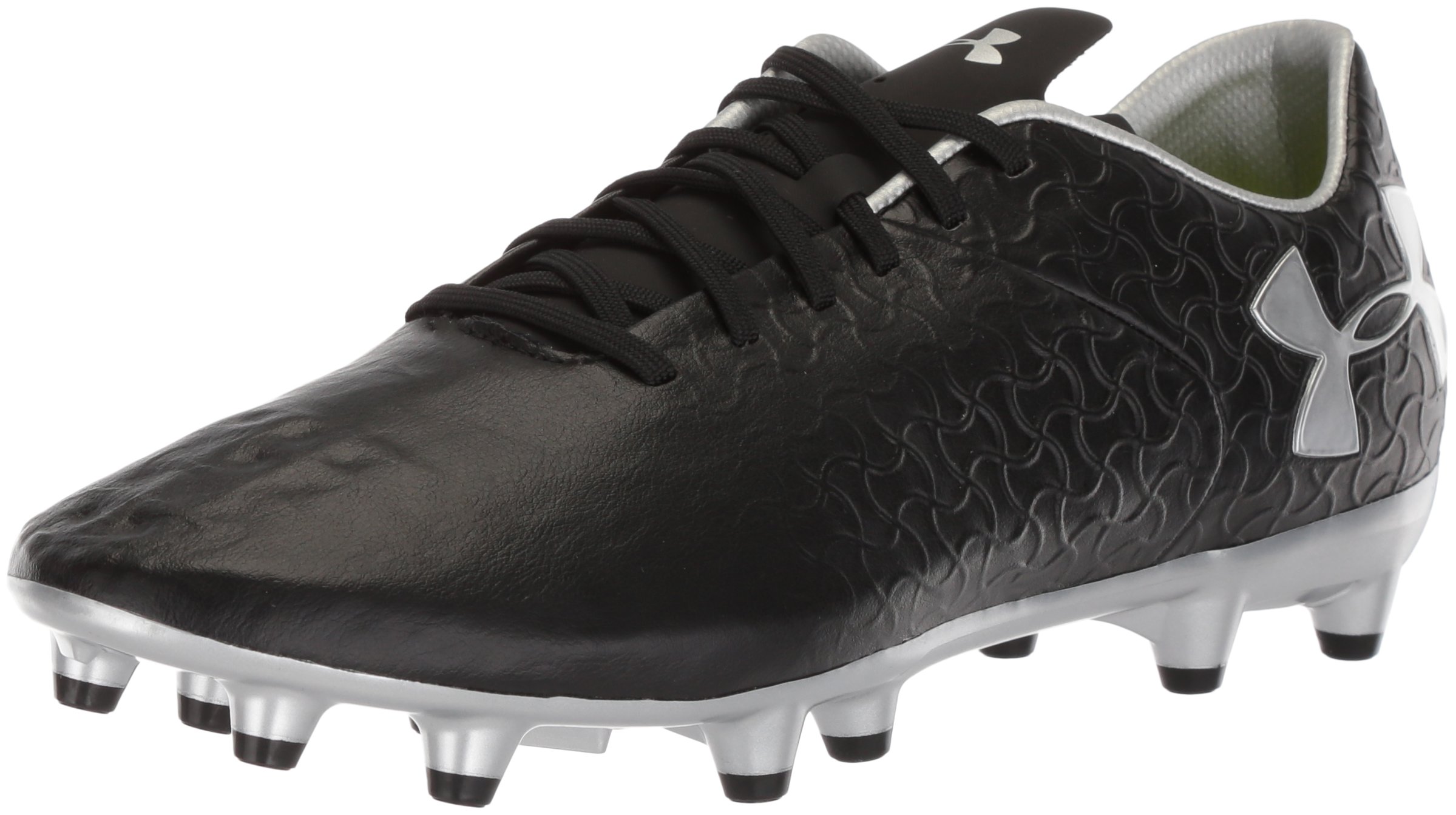 Under Armour Men's Magnetico Premiere Frim Ground, Black (001)/Metallic Silver, 9