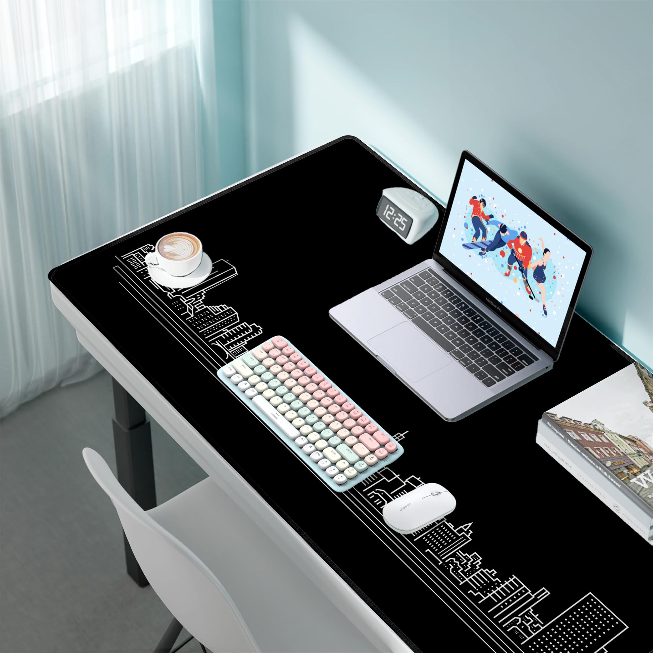 LL-Coeur Felt Gaming Mouse Pad Office Mouse Mat Laptop Desk Pad 900 X