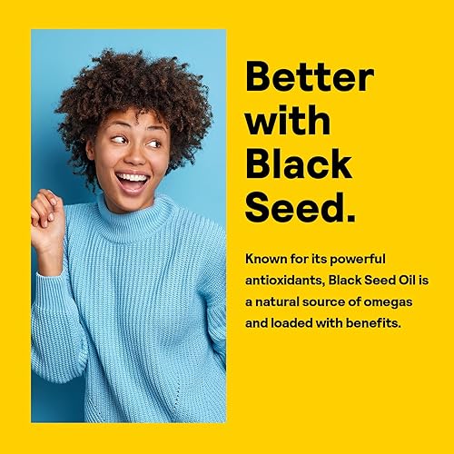 Miniatura 4 de Nature's Life Aceite de semilla negra, aceite de semilla de comino negro prensado en frío, apoyo para las articulaciones, la salud digestiva y el