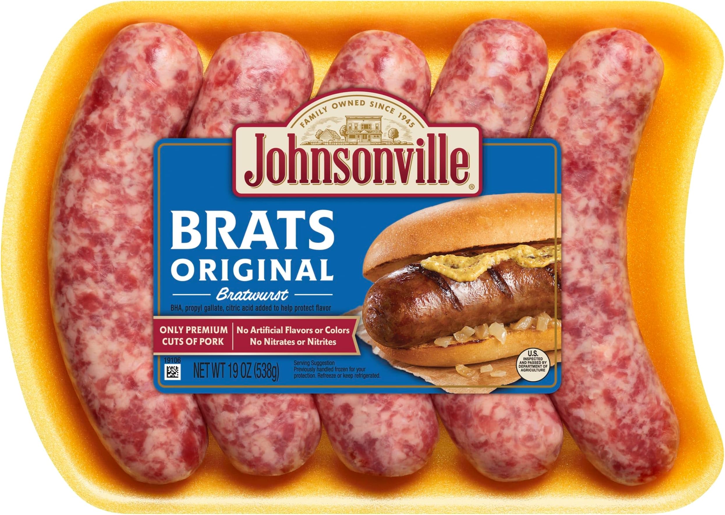 Original Bratwurst, 19 Ounce