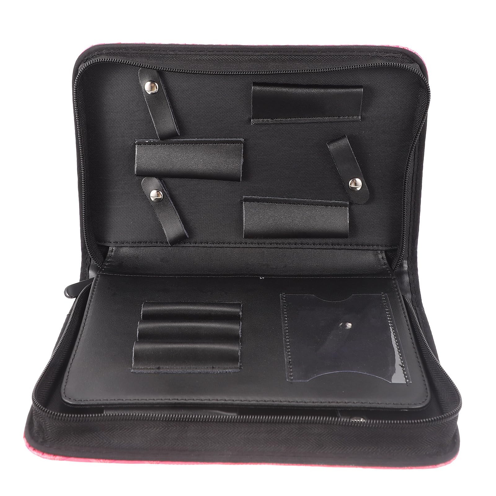 Friseurscheren Etui aus Pu Leder in Rosa für Salon