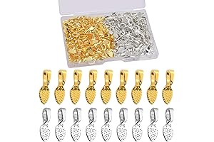 200 Pcs Essential Findings Of Oval Jewelry Bales Glueable Cabochon Charms For Art Craft