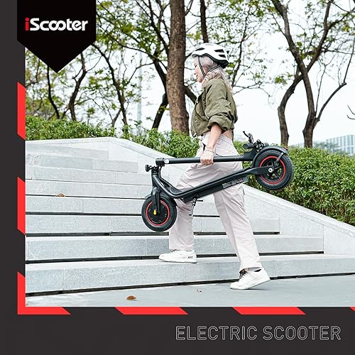 Miniatura 28 de iScooter Patinete eléctrico para adultos, motor eléctrico de 800 W, alcance de hasta 25 millas, velocidad máxima de 25 MPH, neumáticos todoterreno