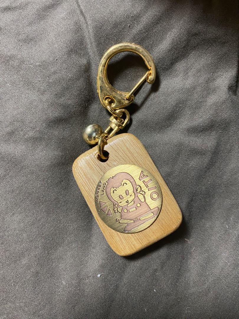 Amazon.co.jp: 大分 キーホルダー 猿 サル 木 お土産 年代物