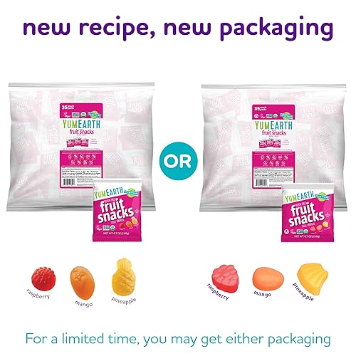 Miniatura 2 de YumEarth Snacks orgánicos de frutas tropicales (paquete de 35)