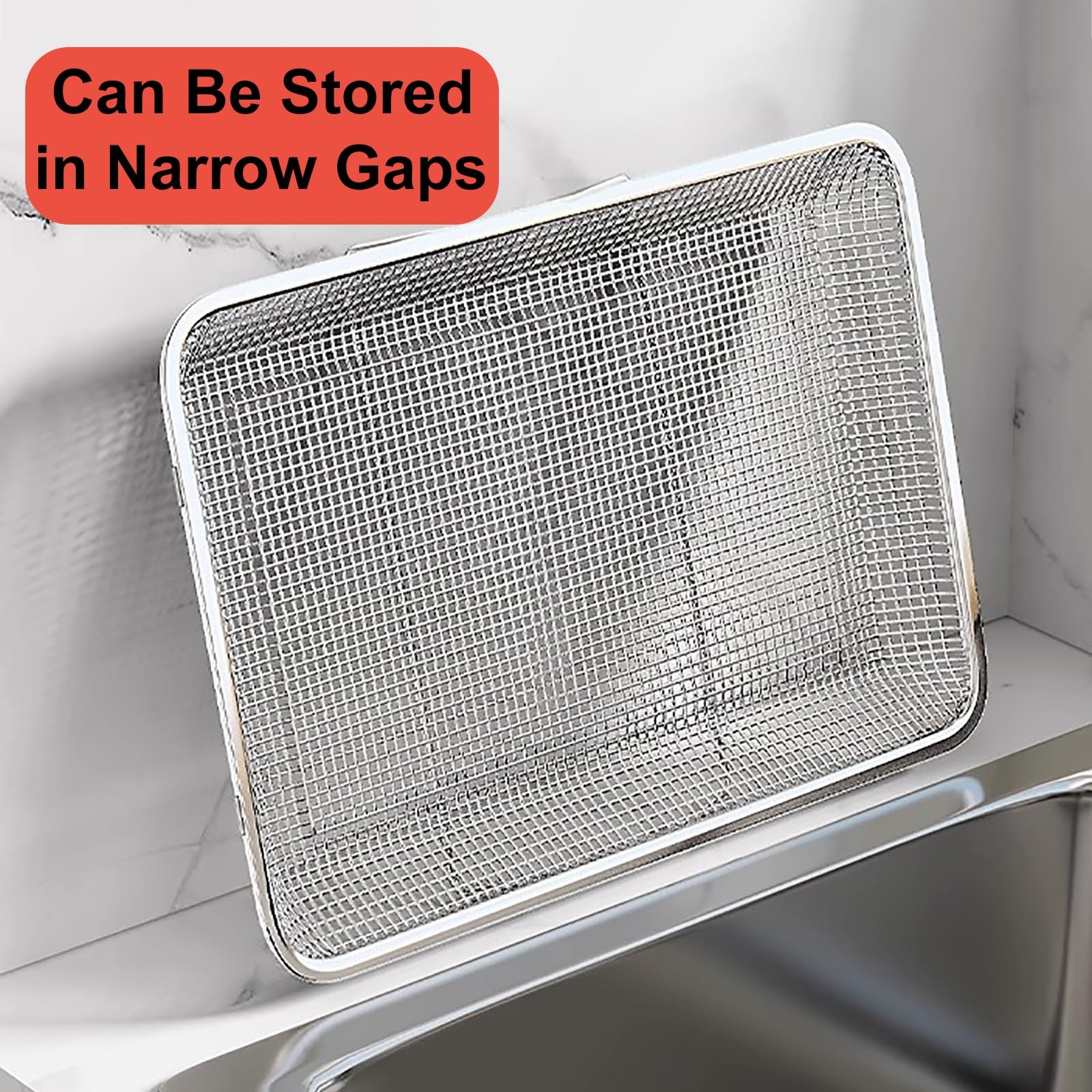 Escurreplatos extensible de acero inoxidable con asas, cesta escurridora de cocina que ahorra espacio para platos, cuencos y frutas, material 304