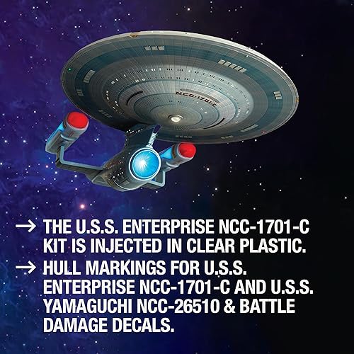 Miniatura 3 de AMT Star Trek U.S.S. Enterprise NCC-1701-C Kit de modelo a escala 11400