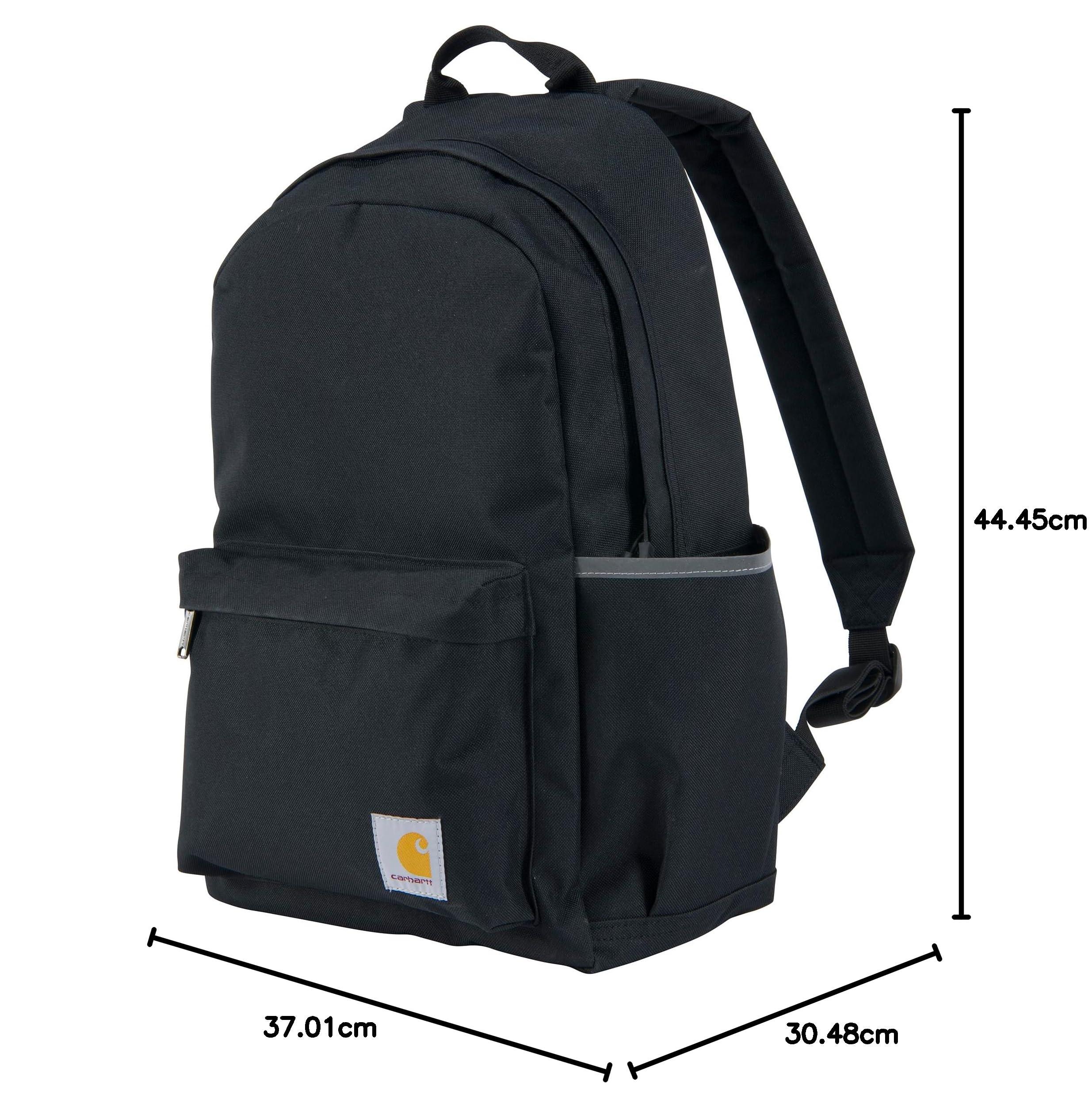 Carhartt Unisex-Adult 21l klasyczny plecak na laptopa, trwa?y, wodoodporny plecak z pokrowcem na laptopa, Czarny, rozmiar uniwersalny