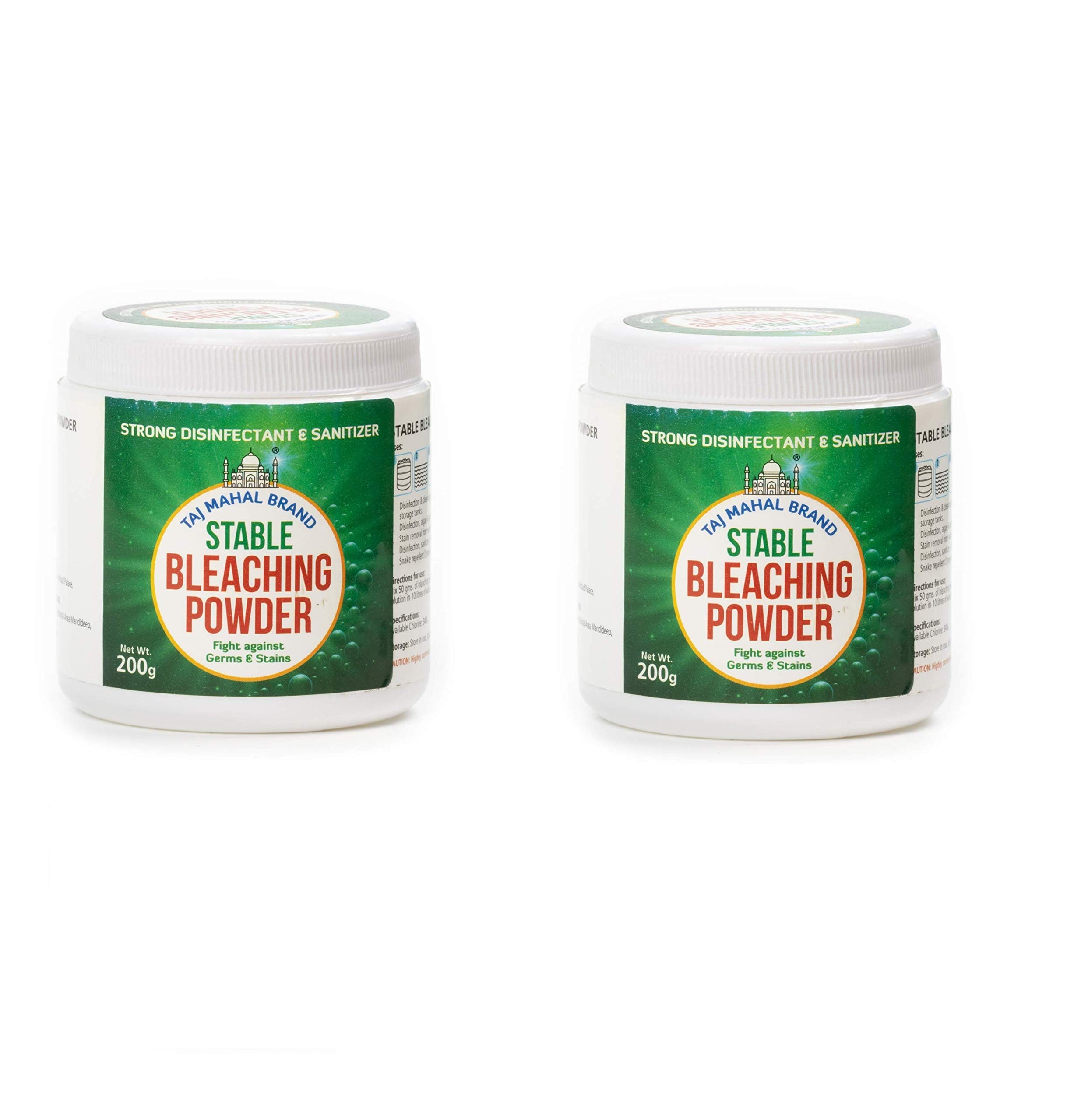 TAJ MAHAL BRAND White Bleaching Powder 200gm Disinfectant Helps Remove Stain Sanitation Household Kitchen Floor Toilet Tiles Cleaner 2 Pieces (B08BG9PDXP) Amazon Price History, Amazon Price Tracker