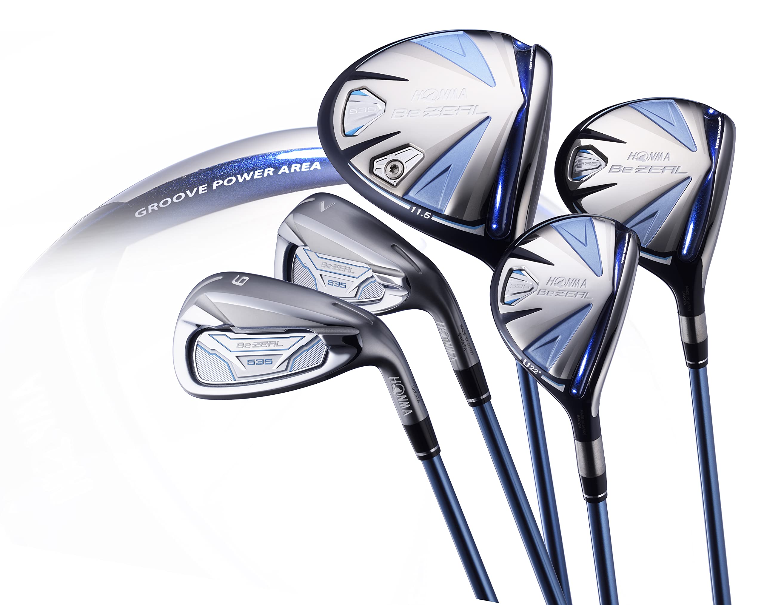 Amazon.co.jp: 本間ゴルフ アイアン BZ535 I BZ535LA B535L SLB 38.0 A