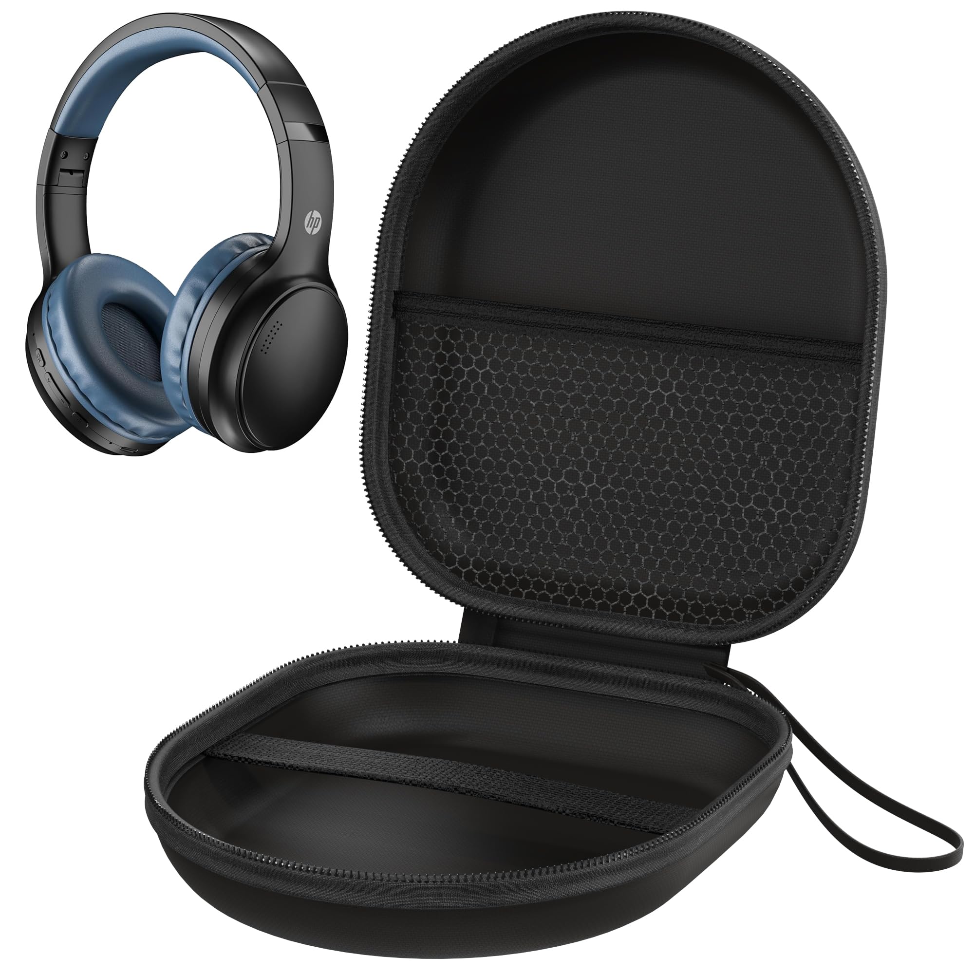 Sounce Headphone Case for HP H200 on Ear Wireless Headset | Portable Carrying Case Cover | Hard EVA Shell Travel Storage Case with Shockproof, Waterproof, and Premium Protective Cover – (Black)-image-4