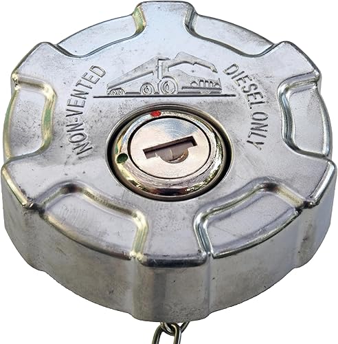 Miniatura 3 de Tapa de combustible diesel de aluminio con bloqueo de 2 14 "para camiones de caja Ford GMC internacionales seleccionados