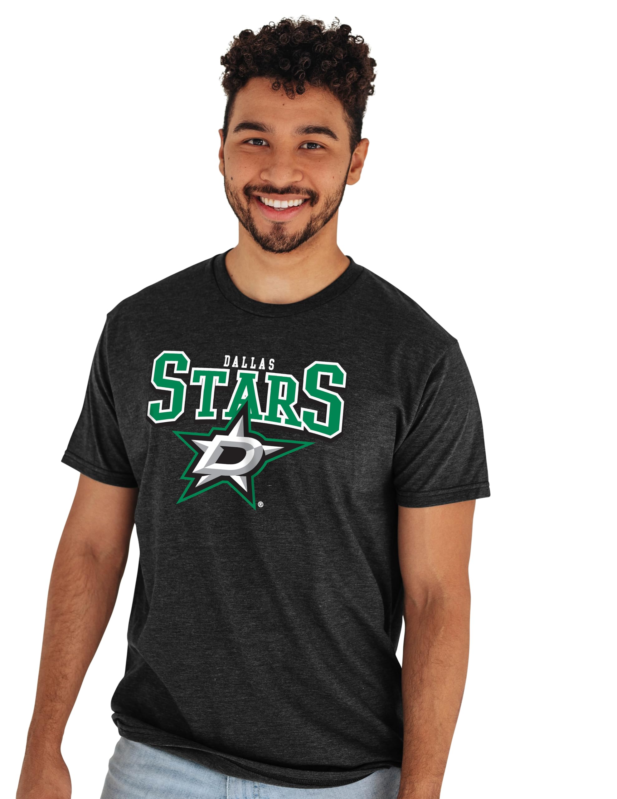 Blue 84 NHL Officially Licensed T-Shirt Heathered Black