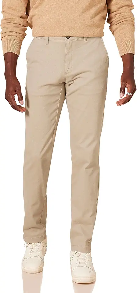 Amazon Essentials Men's Classic-Fit Casual Stretch Chino Pant OEKO-TEX STANDARD 100