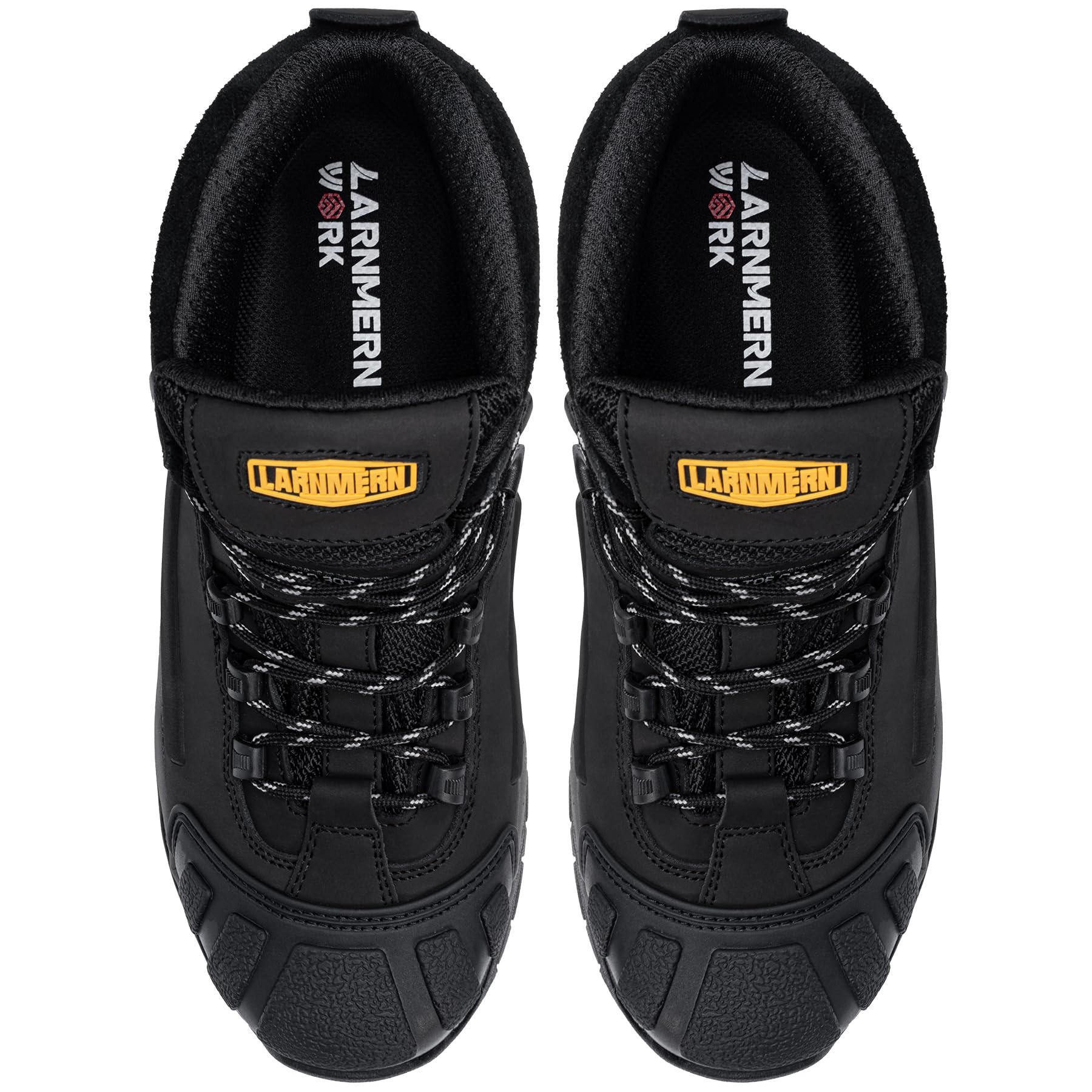 LARNMERN Arbeitsschuhe Herren S3 Wasserdicht WR Sicherheitsschuhe | Antistatisch Durchtrittsicher Stahlkappenschuhe Baustelle Arbeitsstiefel Komfort Sicherheitsstiefel