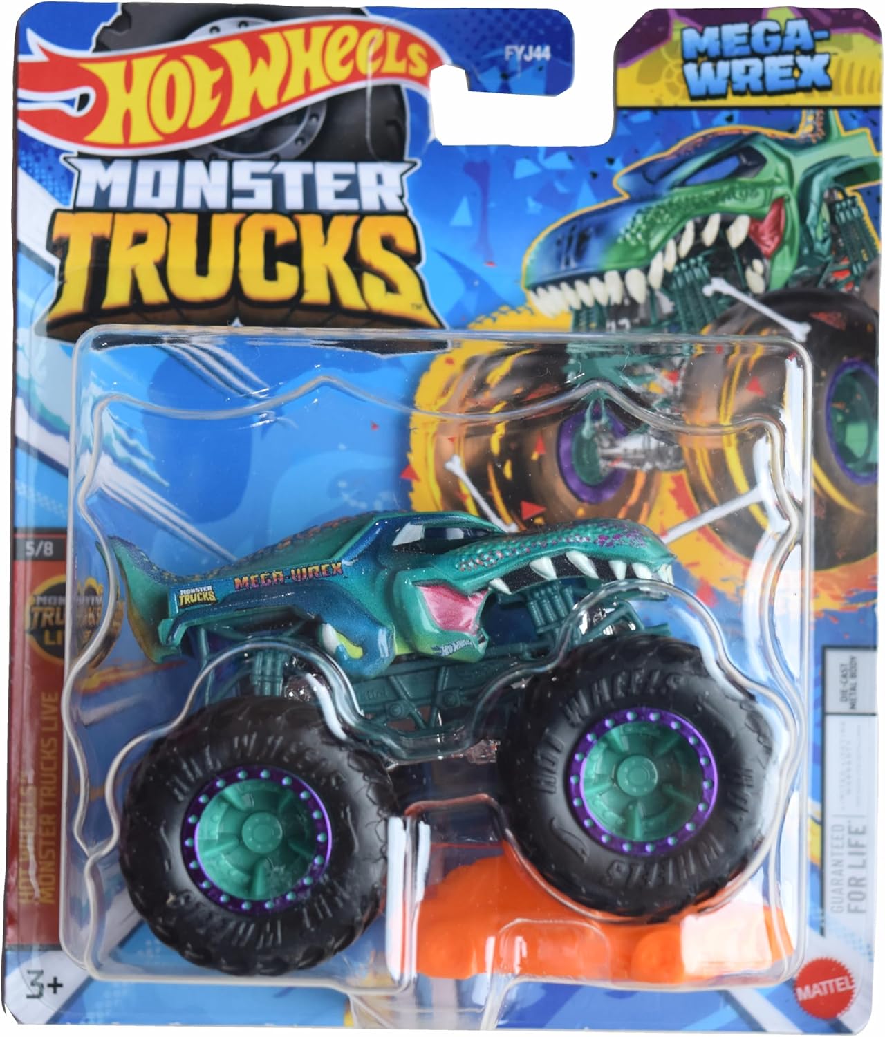 Hot Wheels Monster Trucks Mega Wrex, Monster Trucks Live 5/8 Connect Car
