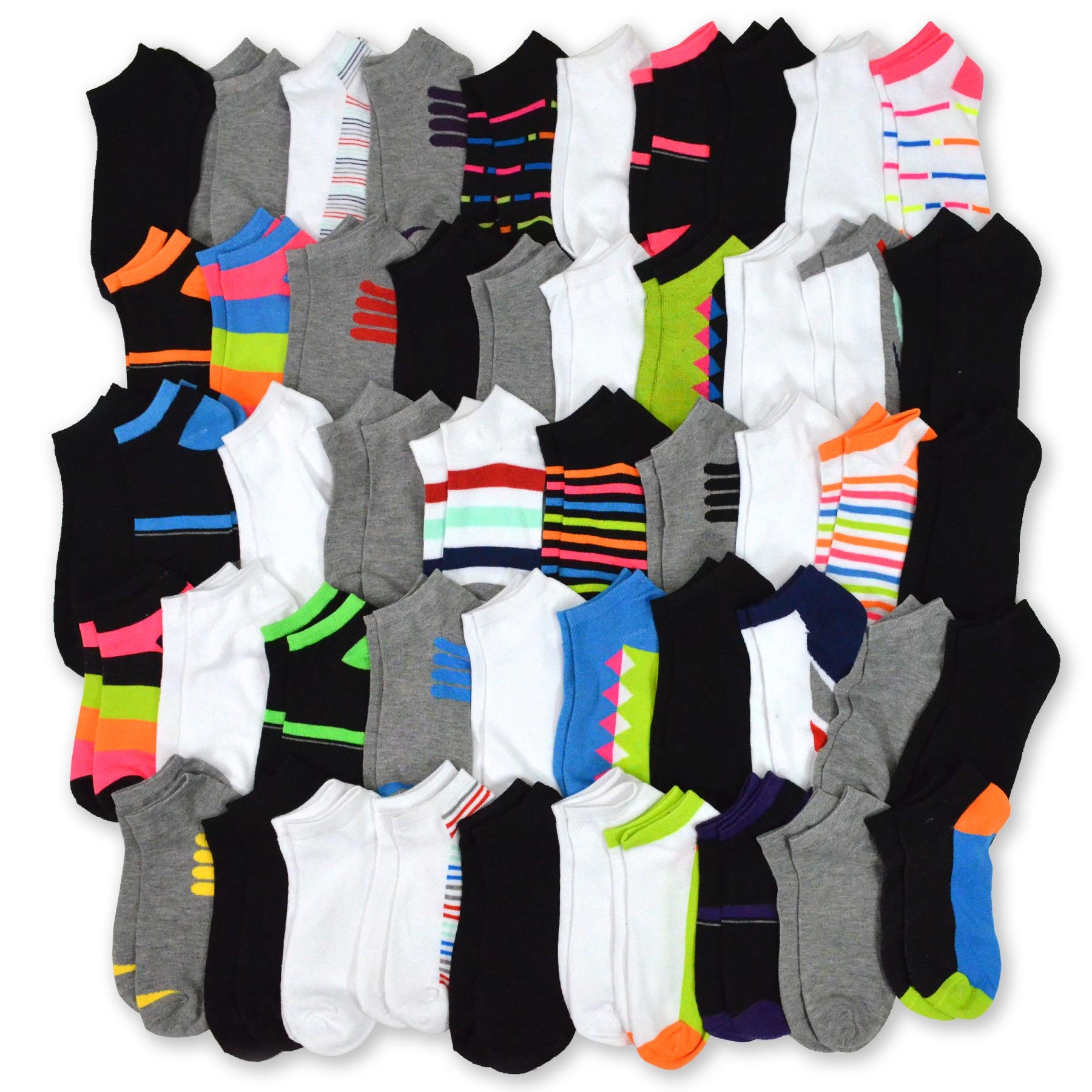 TeeHee Socks Various Sample Socks Value Pack Bulk Socks Wholesale Lot for Women Men Children