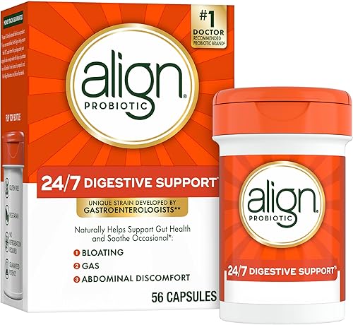 Align Probióticos, probióticos para mujeres y hombres, suplemento probiótico diario para la salud digestiva, 1 probiótico recomendado por médicos y