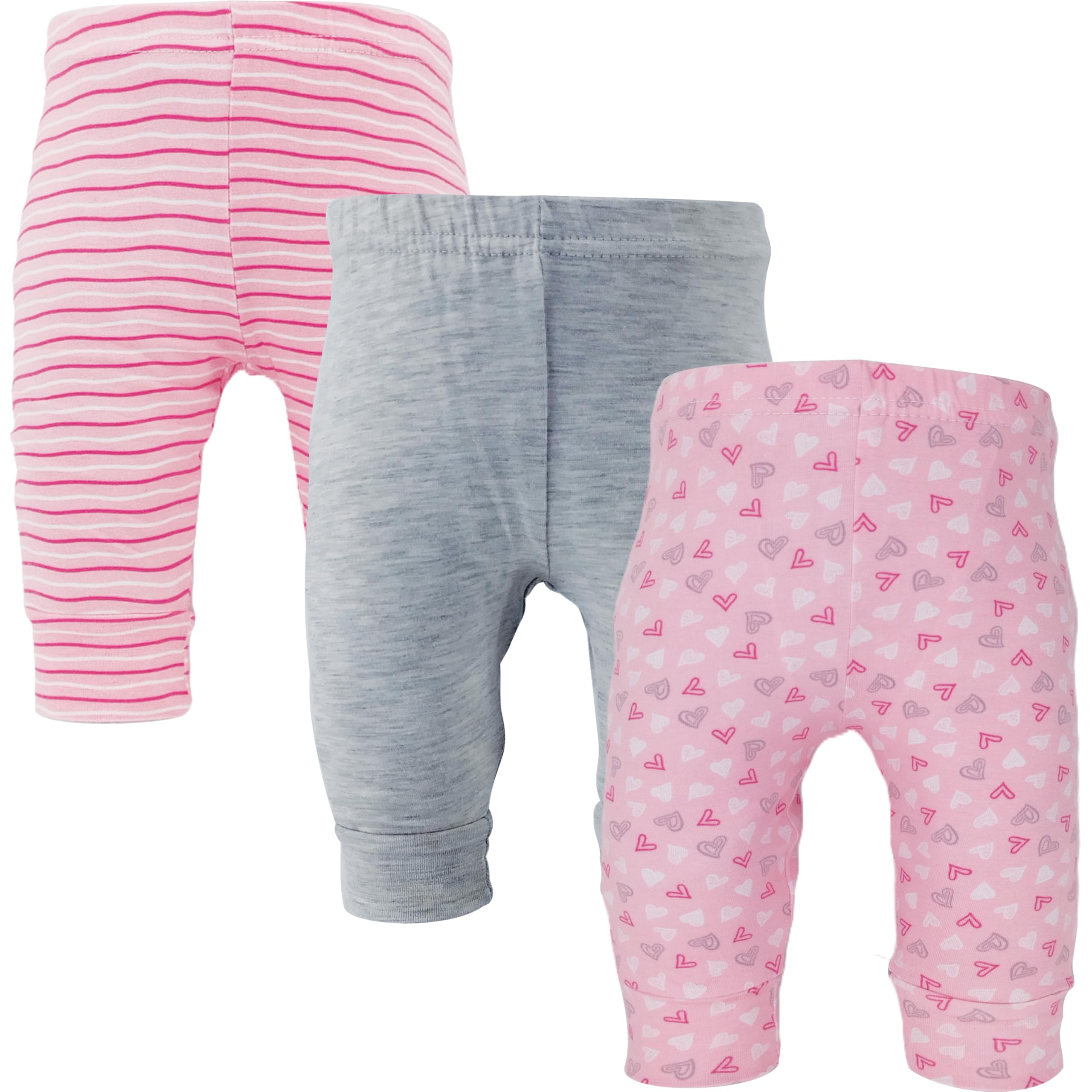 123 Bear Baby Pants, Cotton Spandex Leggings, Boy Girl Unisex