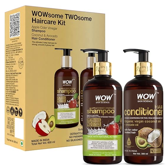 Buy WOW Skin Science Apple Cider Vinegar Shampoo And Coconut + Avocado