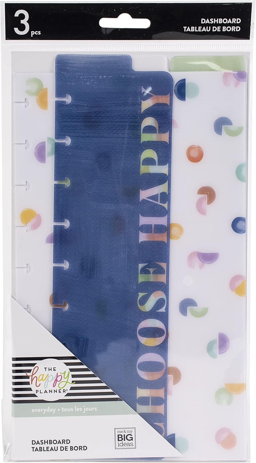 Me & My Big Ideas Happy Planner DSHBRD, Painterly Pastels